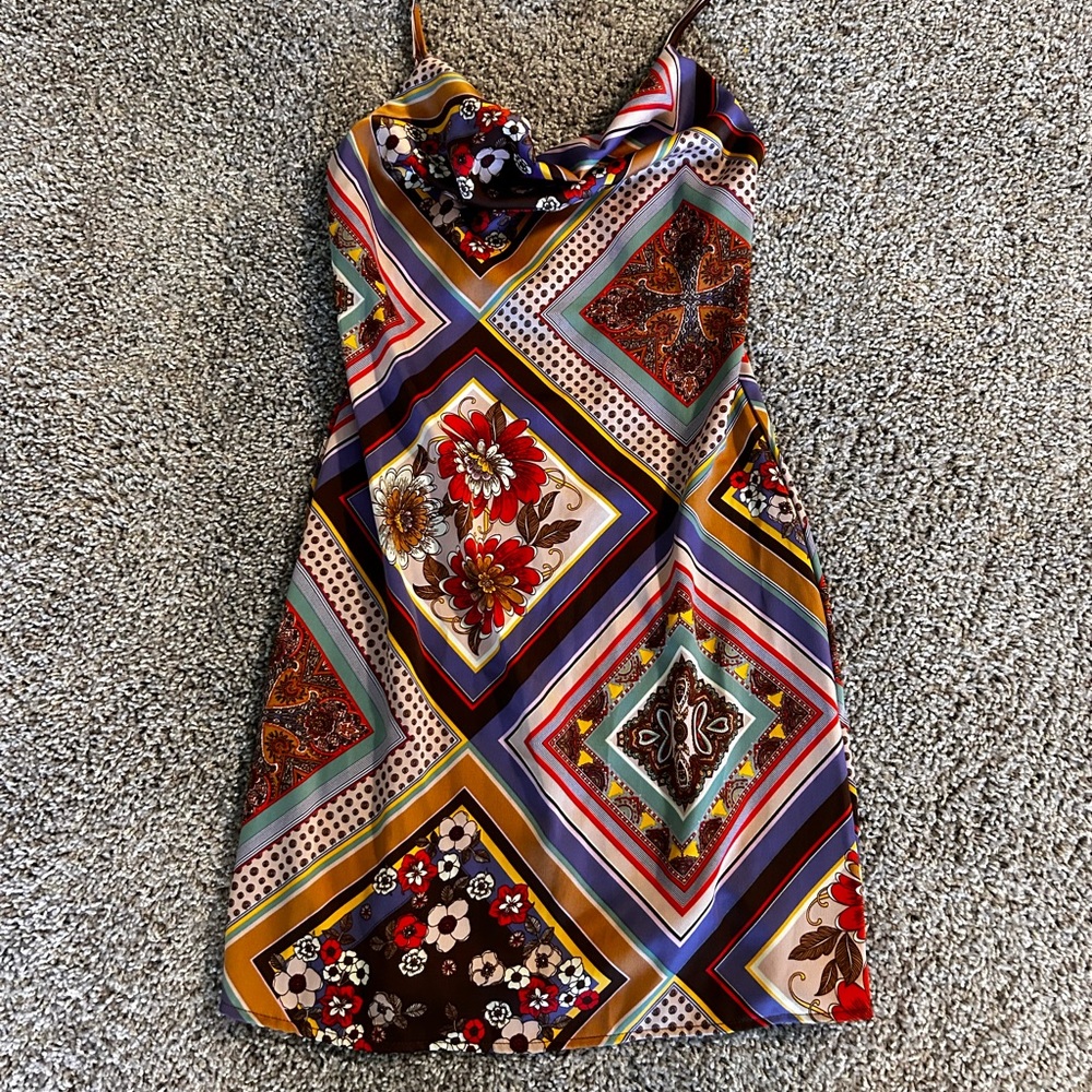 Urban Outfitters Multi Colored Slip Dress